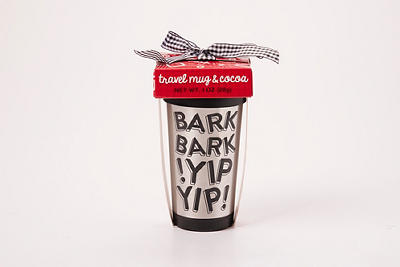 "Talk About My Dog" Travel Mug & Cocoa Gift Set