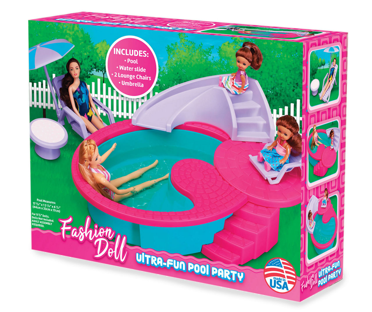 barbie doll pool party