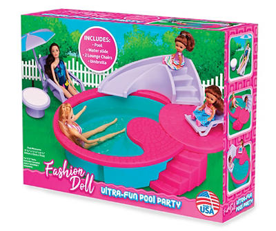 Fashion Doll Ultra-Fun Pool Party Play Set