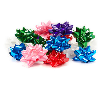 Rainbow Gift Bows, 15-Count