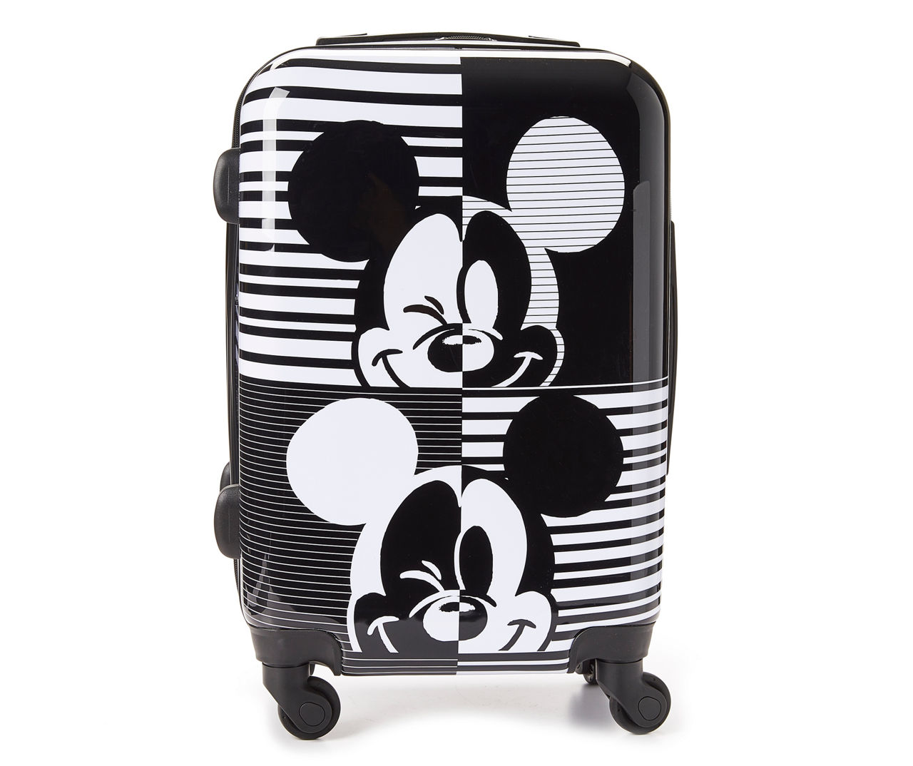 Black mickey cheap mouse suitcase