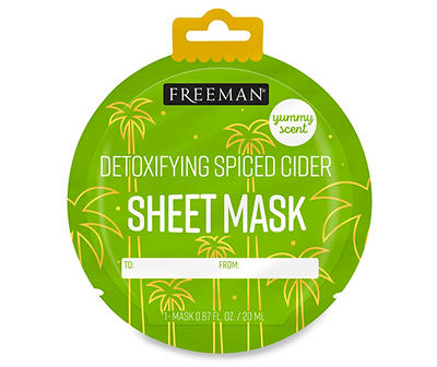 Detoxifying Spiced Cider Sheet Mask, 0.67 Oz.