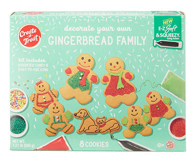 Family Gingerbread Cookie Kit, 19.4 Oz.