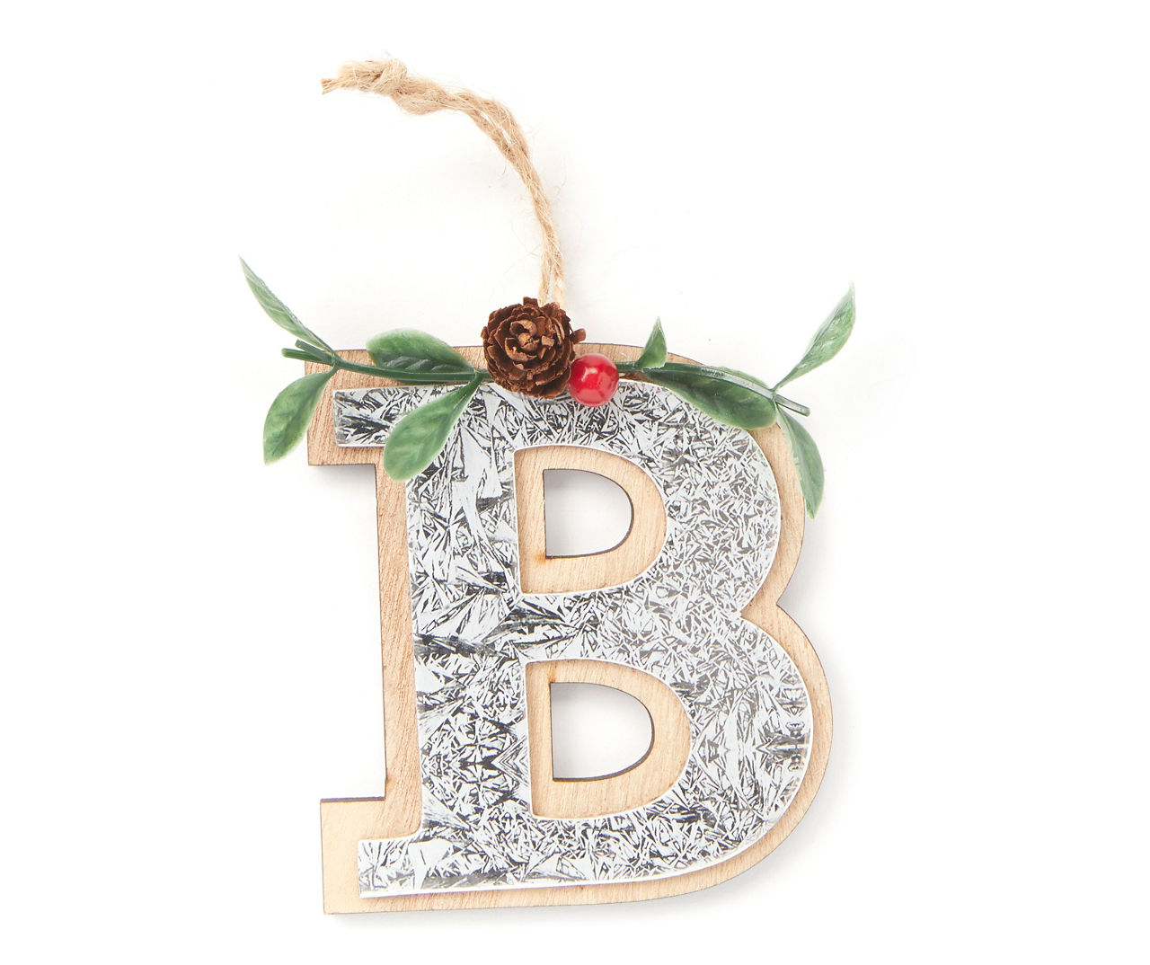 Winter Wonder Lane "B" Letter Ornament | Big Lots