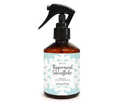 Peppermint Snowflake Room Spray,  6 Oz.
