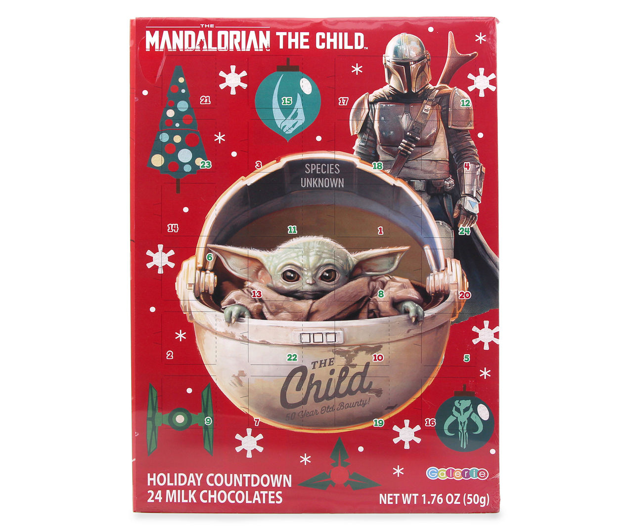 Star Wars Mandalorian The Child Advent Calendar 1.76 Oz. Big Lots