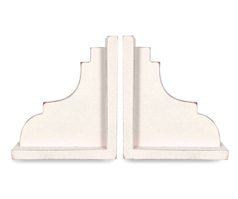 Broyhill Whitewash Bookends, 2Pack Big Lots