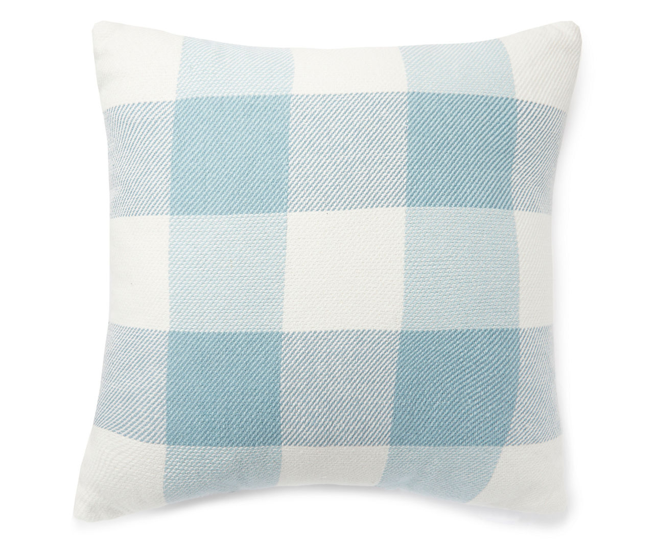 Broyhill Blue & White Plaid Throw Pillow Big Lots