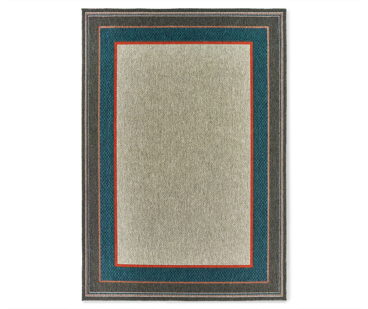 Latin Bordered Indoor/Outdoor Rug | Big Lots