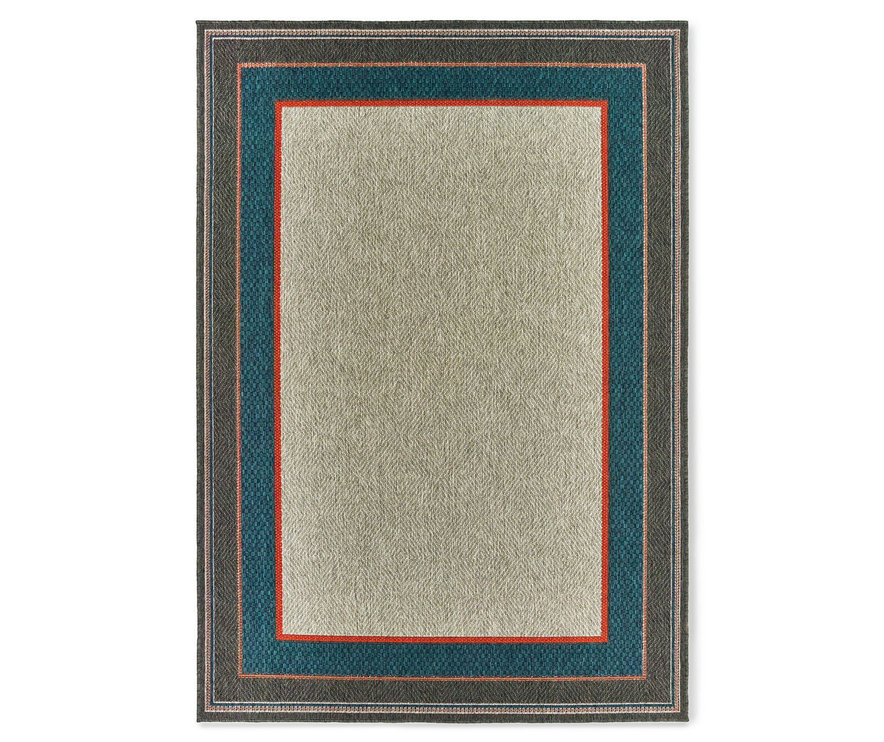 Latin Bordered Indoor/Outdoor Rug | Big Lots