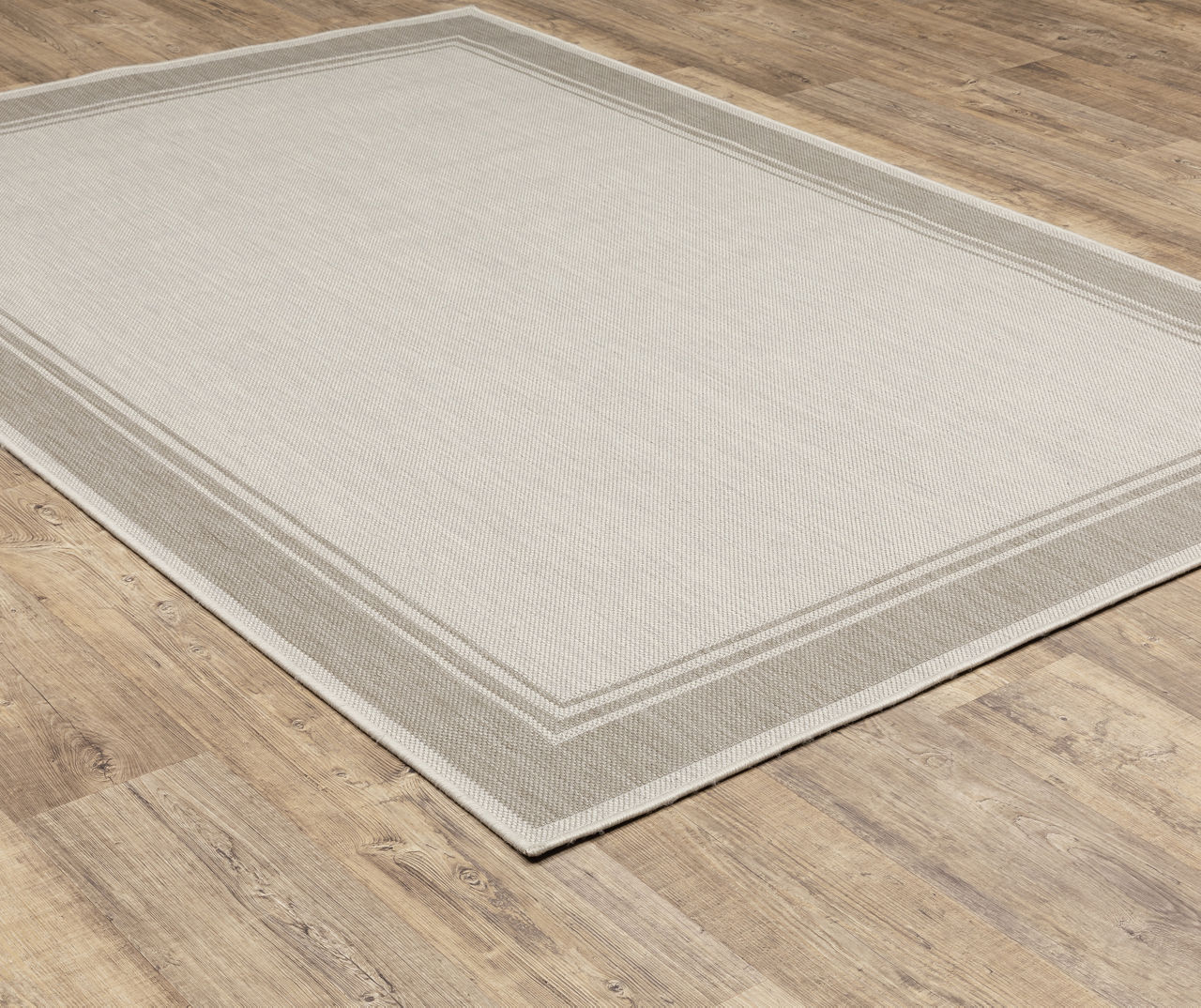 Porter Border Outdoor Area Rug, (5'3" x 7'3")