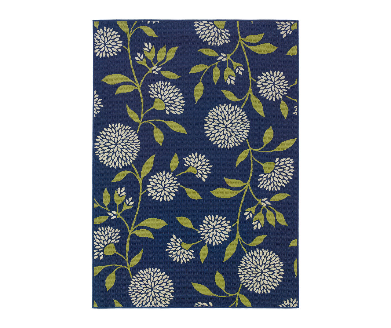 Heather Floral Outdoor Area Rug, (3'7" x 5'6")