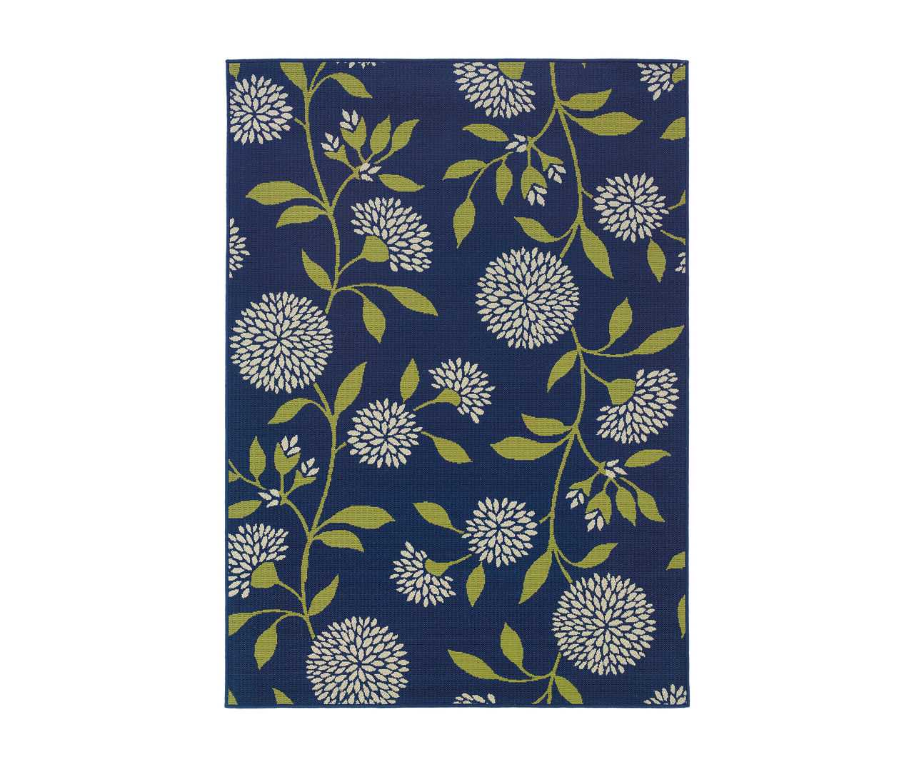 Heather Floral Outdoor Area Rug, (5'3" x 7'6")
