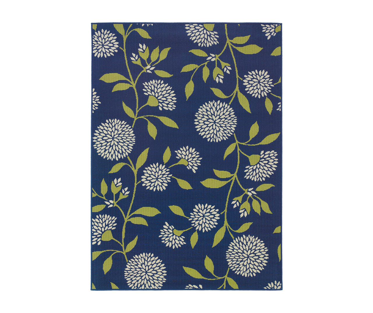 Heather Floral Outdoor Area Rug, (6'7" x 9'6")
