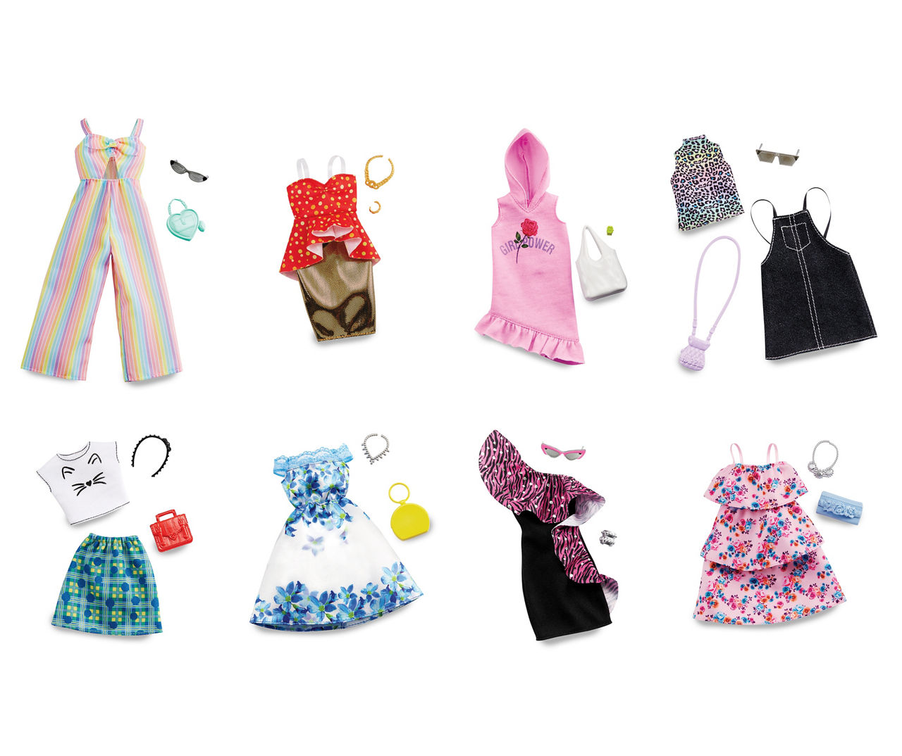 Barbie outfits and online accessories