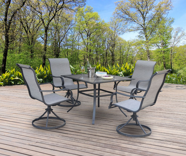 4 swivel deals patio chairs