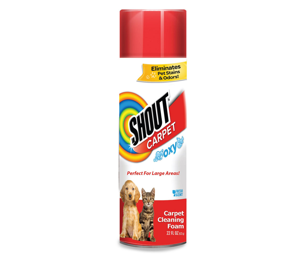 Shout Foam Carpet Cleaner. 2 pack eliminates pet stains & odors. NWT (9)