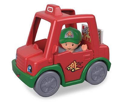 Little People Have A Slice Pizza Delivery Car