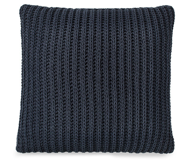 Scott Living Navy Chenille Rib Throw Pillow Big Lots