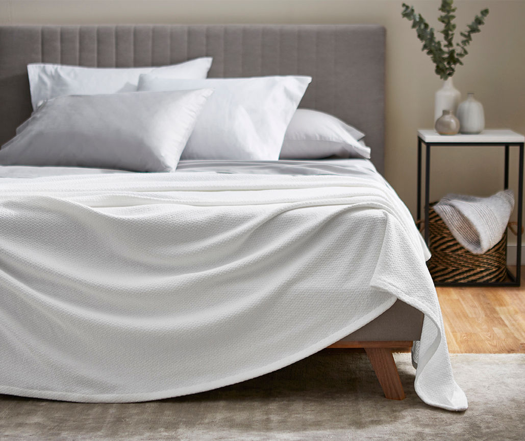 Scott Living Scott Living Diamond White Blanket Big Lots