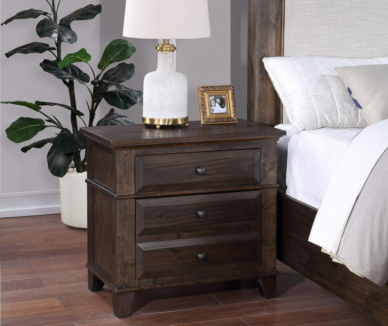 Big lots store black nightstand