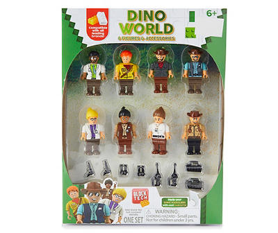 Dino World 16-Piece Figure & Accessory Set