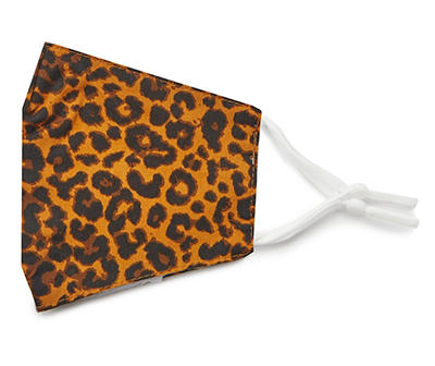 Adult Leopard Print Fabric Face Mask