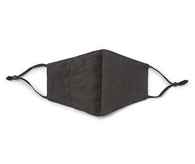Adult Black Fabric Face Mask