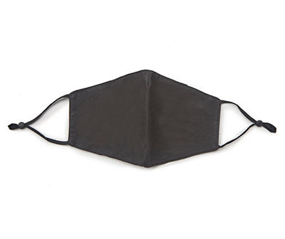 Adult Black Fabric Face Mask