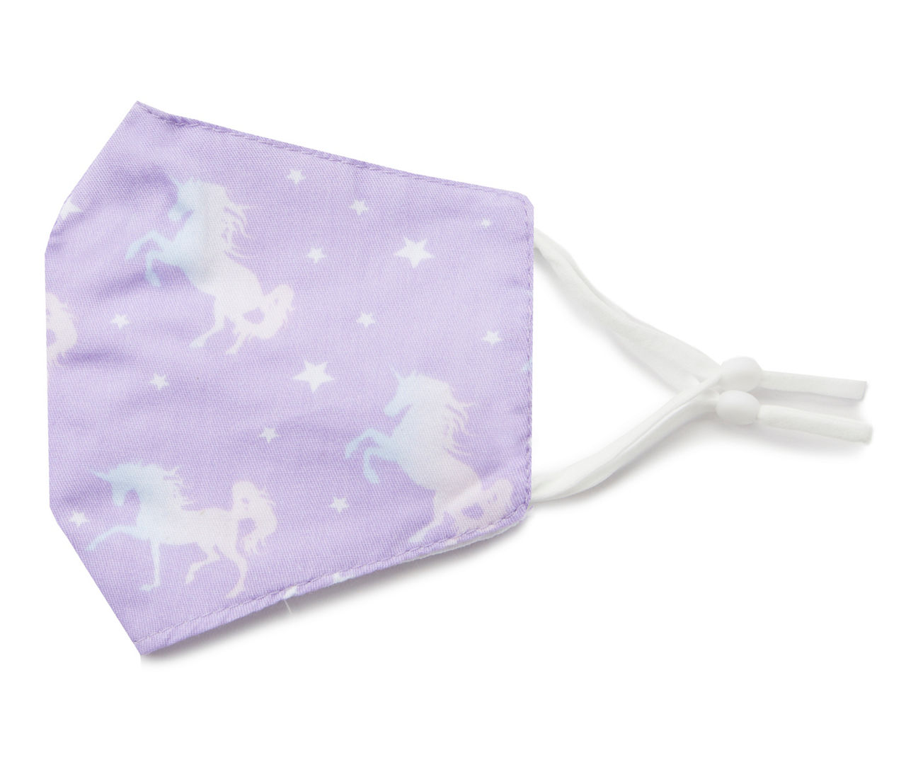 Kids' Purple Unicorn Fabric Face Mask