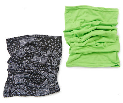 Paisley & Lime 2-Piece Multi-Wear Neck Gaiters Set