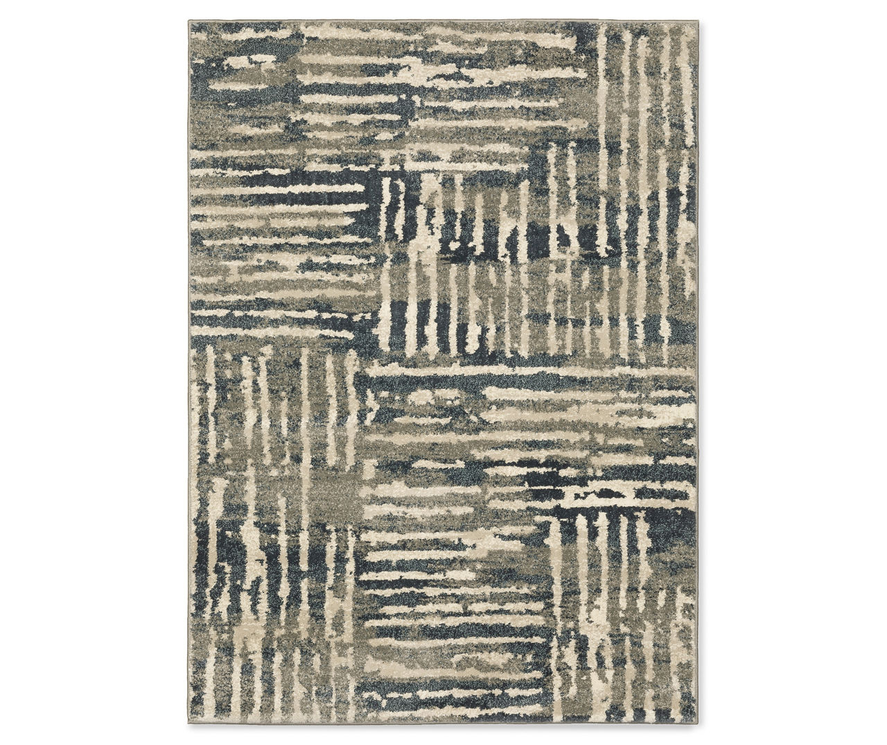 Heather Abstract Stripe Rug Big Lots