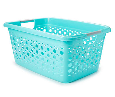 Home Logic Teal Laundry Basket