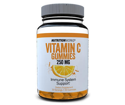 Vitamin C 250mg Gummies, 60-Count