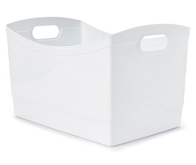 White 22-Quart Multi-Purpose Storage Bin