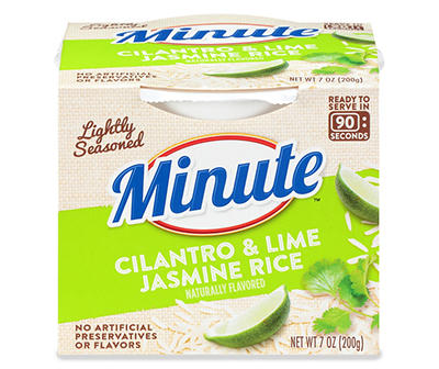 Minute Cilantro & Lime Jasmine Rice 7 oz. Cups