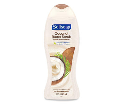 Coconut Butter Scrub Body Wash, 20 Oz.