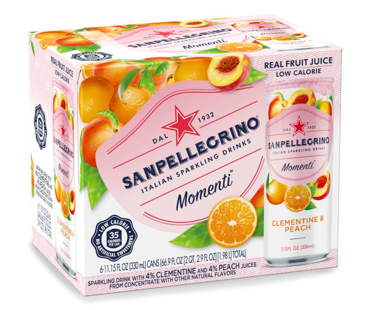 Sanpellegrino Momenti Clementine & Peach, 6-Pack | Big Lots