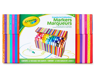 Crayola Art Collection Markers, 64-Count