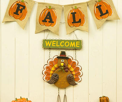 "Welcome" Turkey Hanging Wall Decor