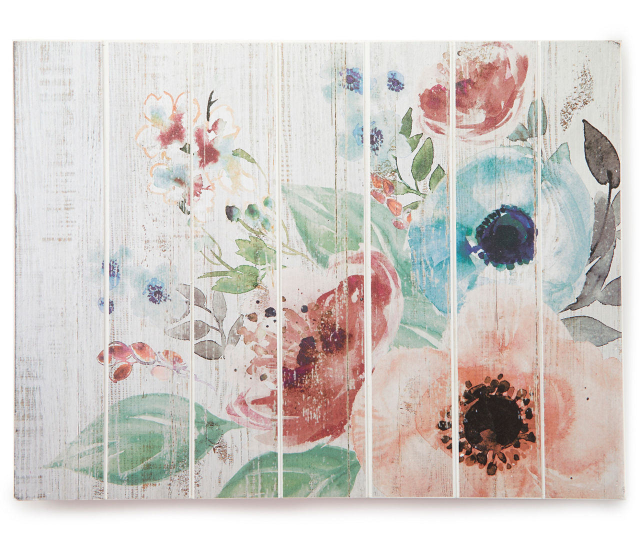 Floral Slatted Wall Art | Big Lots