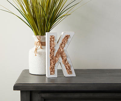 "K" Flower Monogram