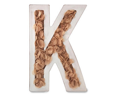 "K" Flower Monogram