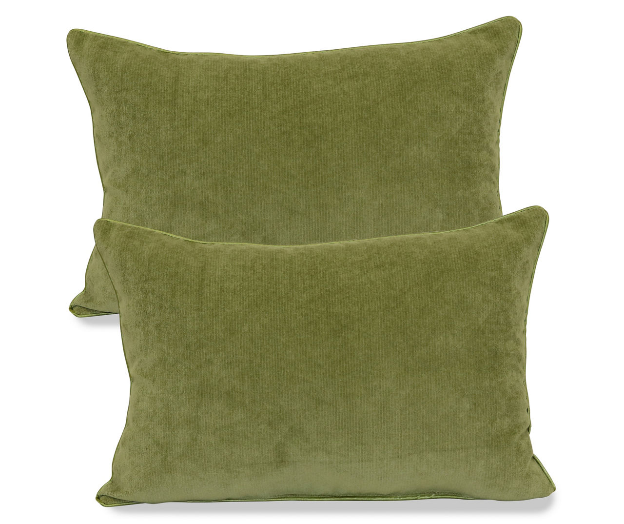 2 Piece Set Pine Green 22”x 22” Large Throw Pillows Couch Pillows