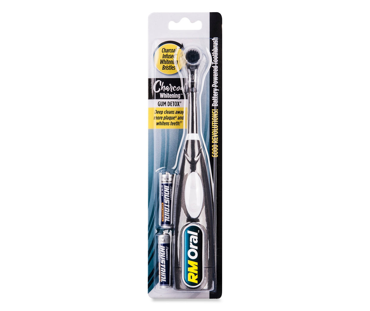 RM Oral Charcoal Whitening Battery Powered Toothbrush Big Lots