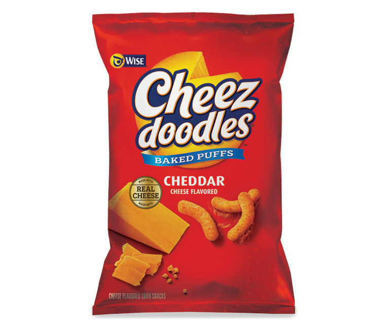 Wise Cheez Doodles Cheddar Baked Puffs, 5 Oz. | Big Lots