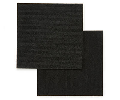 Black 12" x 12" Carpet Tiles, 12-Pack