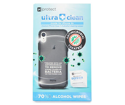 Ultra Clean Black iPhone XR Treated Case