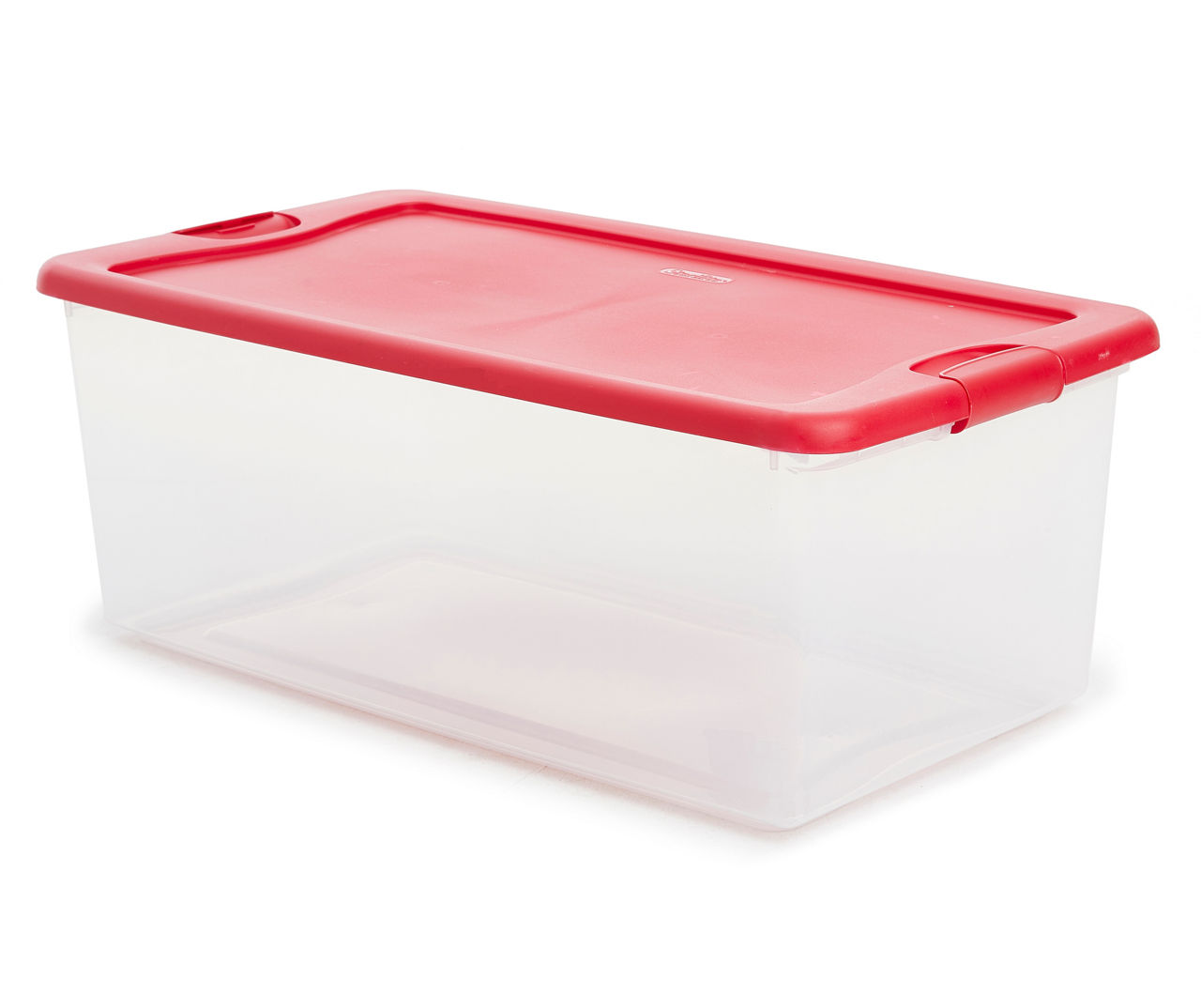 Sterilite - 106 Quart Clear Plastic Latching Lid Storage Tote Container, 4 Pack