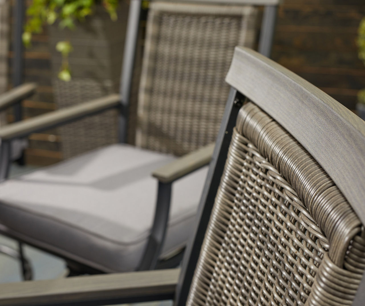 Thornwood Cushioned Swivel Patio High Dining Chairs, 6-Pack